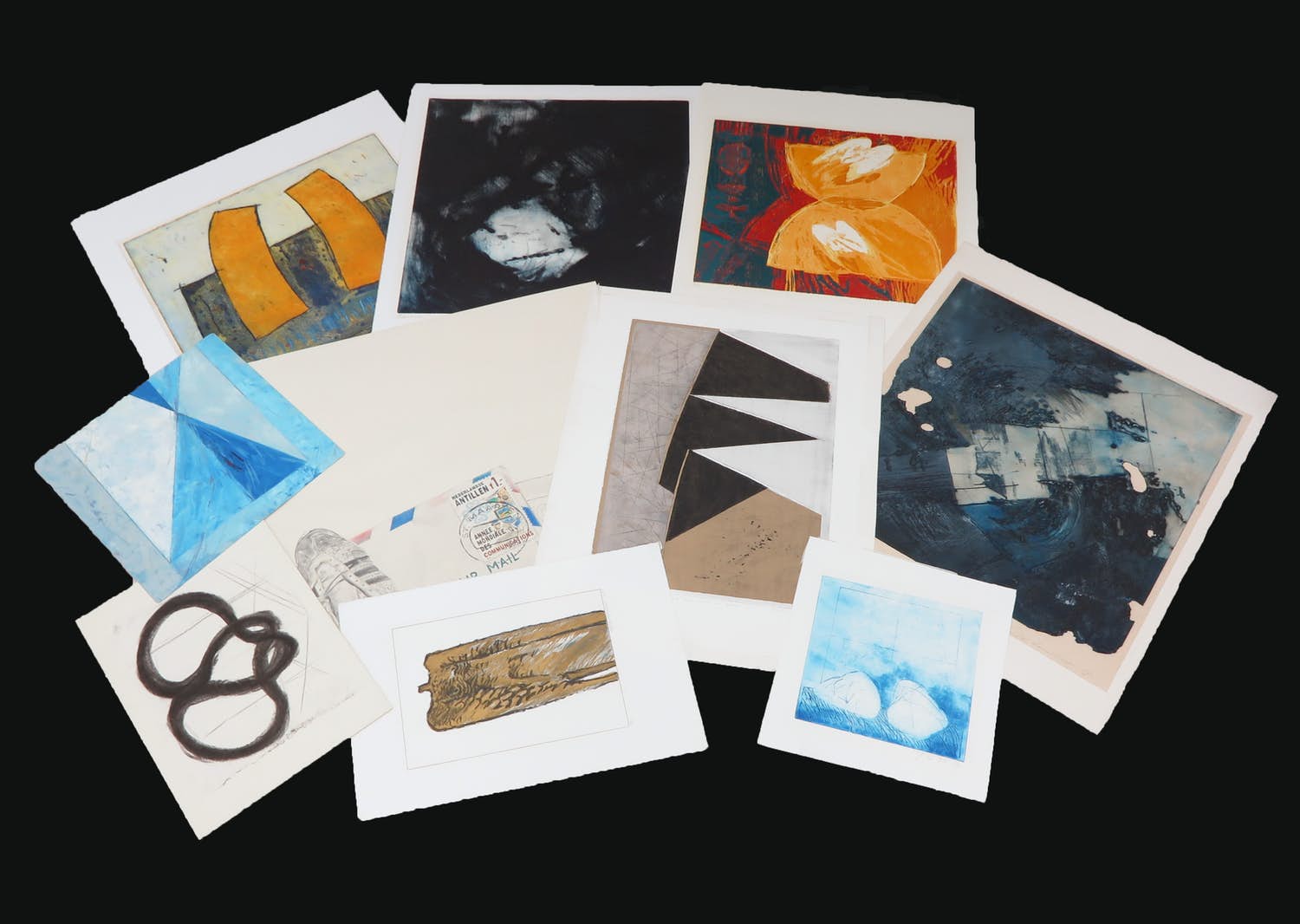 Jurjen Ravenhorst - en andere - Lot van 10 werken op papier kopen? Bied vanaf 1!