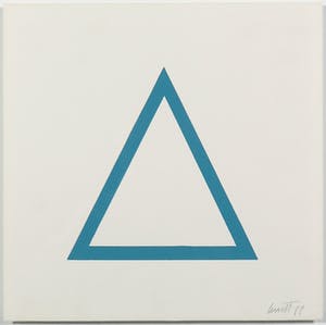 Sol LeWitt - Zeefdruk uit de serie 'Five Geometric Figures in Five Colors' - Ingelijst kopen? Bied vanaf 450!