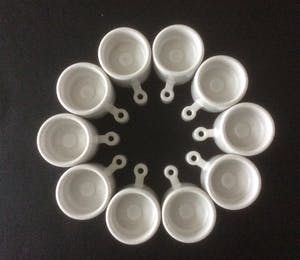 Niet of onleesbaar gesigneerd - EHLEN JOHANSSON - 10 WAXINELICHTHOUDERS kopen? Bied vanaf 1!