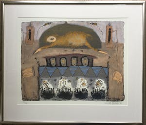 Liesbeth Rahder - z.t. | kleuren zeefdruk - ingelijst (groot) kopen? Bied vanaf 79!