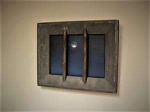 Jan Grotenbreg - Bijzonder Acrylverf en cement op doek "Kijken naar de Maan" gesigneerd kopen? Bied vanaf 80!