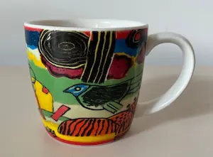 Corneille - Mok + drie onderzetters kopen? Bied vanaf 1!