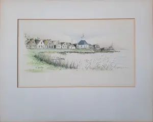 Rob Verf - tekening / aquarel Durgerdam - ingelijst - 25620 kopen? Bied vanaf 85!