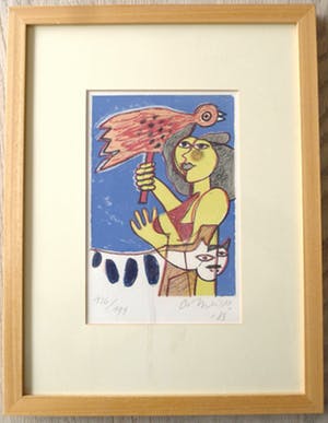 Corneille - Portfolio luxe zwart linnen map ‘Corneille’, en 4 litho's die zijn ingelijst kopen? Bied vanaf 275!