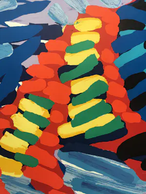 Karel Appel - See me running again - gesigneerd. kopen? Bied vanaf 725!