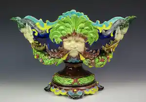 Hugo Lonitz - Majolica jardinière verkocht voor € 125!