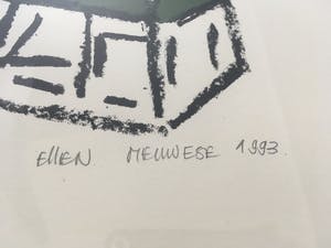 Ellen Meuwese - 3 originele zeefdrukken in identieke lijsten kopen? Bied vanaf 240!