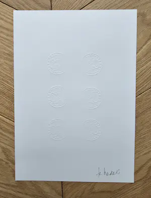 Jan Henderikse - Museum Labels - 8 Unieke Gesigneerde werken - 2018 - 21 x 15 cm per stuk kopen? Bied vanaf 495!