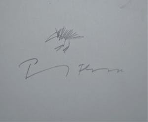 Paul Flora - Die neugierige nase & gesigneerd boek'variaties op Wagner'met originele tekening kopen? Bied vanaf 45!