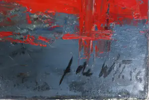 Frans de Wit - Olieverf op doek, Naaimachine op tafel kopen? Bied vanaf 200!