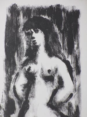 Flip van der Burgt - Eva - Houtsnede kopen? Bied vanaf 30!