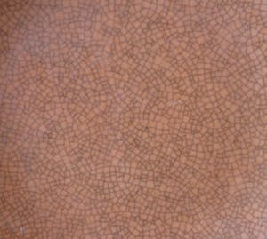 Royal Copenhagen - Art deco oranje porseleinen craquele schaal - ontwerp Thorkild Olsen kopen? Bied vanaf 40!