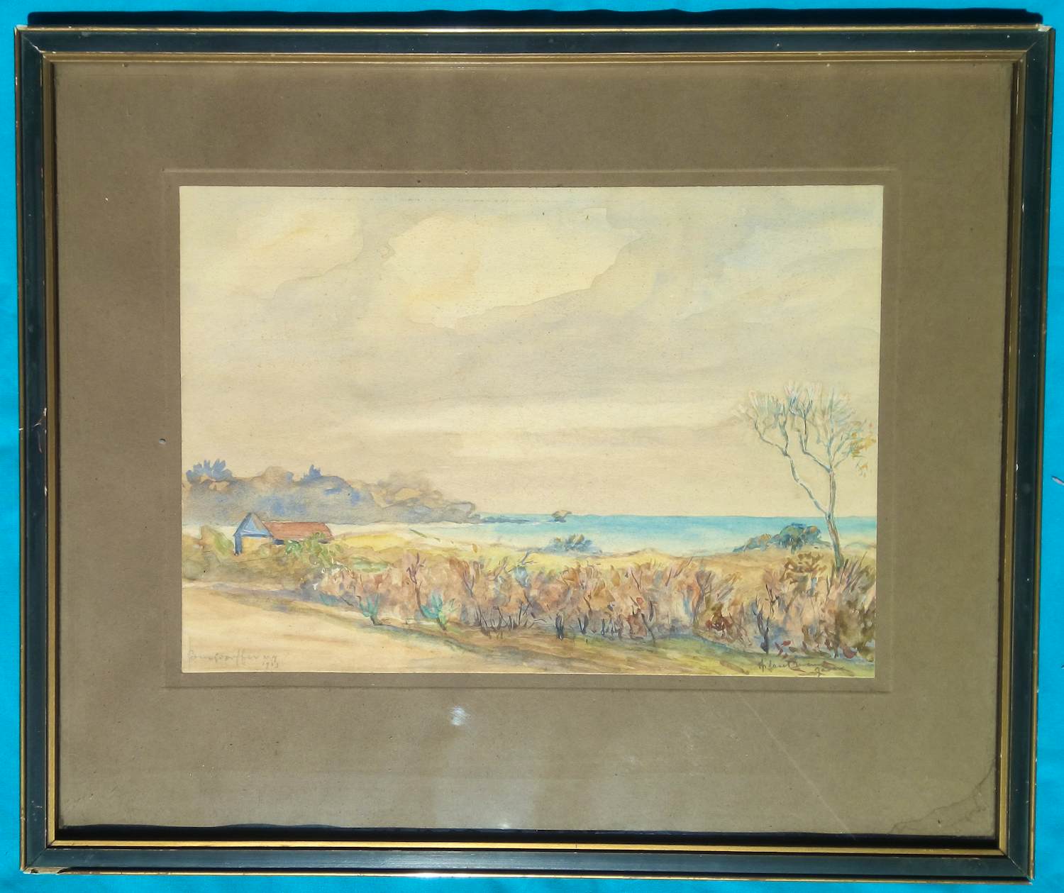 Nico Burgdorffer - 1889-1943 AQUAREL UIT 1913 JAVA NEDERLANDS INDIE GESIGNEERD INGELIJST kopen? Bied vanaf 75!