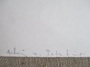 Peter Linde - tekening kopen? Bied vanaf 10!