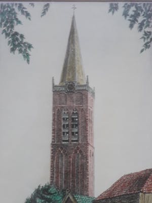 Johan Marie Bennik - Wijkertoren te Beverwijk. (1931) kopen? Bied vanaf 39!