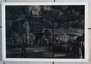 Charles Eyck - Kasteel bij ophaalbrug bij avond kopen? Bied vanaf 100!