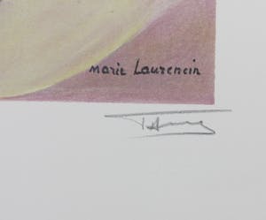 Marie Laurencin - Litho, Vrouw met hond / Orphelins d'Auteuil kopen? Bied vanaf 1!