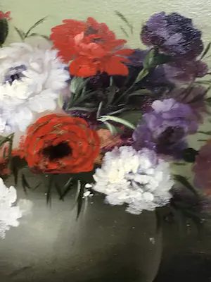 Tilly Moes - Bloemen in vaas, olieverf op paneel, gesigneerd en ingelijst kopen? Bied vanaf 75!