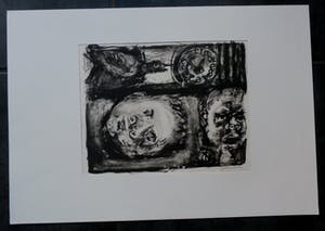 Kees Buurman - 2 Litho's: Onbekend en De poppenspeler kopen? Bied vanaf 1!