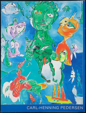 Carl-Henning Pedersen - Brons, The blue angel kopen? Bied vanaf 950!