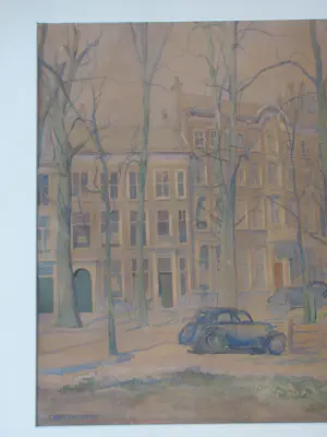 Cees Bolding - Lange Voorhout Den Haag, voorjaar 1938 kopen? Bied vanaf 150!