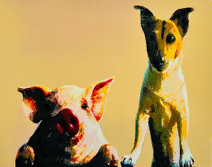 AcheterPeter Donkersloot - Varken & Hond? Enchérissez de 110!