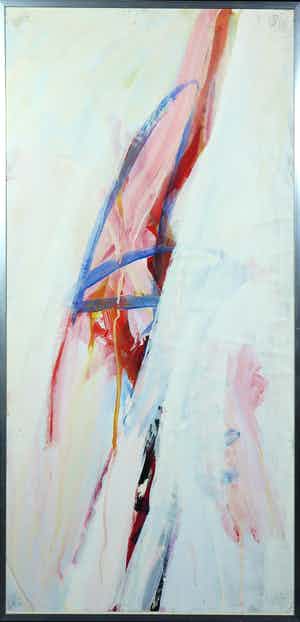 Cor Knops - Acryl op papier, Drieluik I - Ingelijst (Groot) verkocht voor € 1!