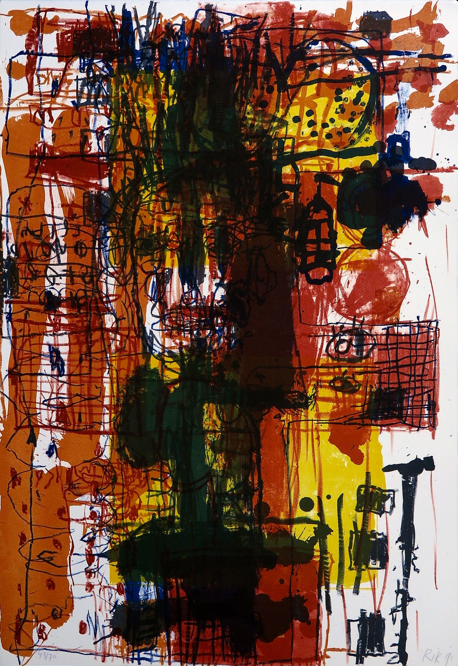 Rik van Iersel - Kleurenlitho STORYTELLERS Handgesigneerd verkocht voor € 45!