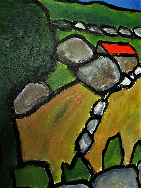 Roel Brakenhoff - Texelse Autodidactische Schilder - Landschap Nogueirinha Portugal - gesigneerd kopen? Bied vanaf 1!