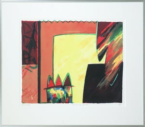 Fenneke van der Elst - Zeefdruk, Zonder titel - Ingelijst kopen? Bied vanaf 1!