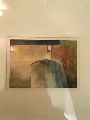 Ton de Kroon - Abstract - ingelijst verkocht voor € 35!