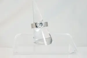 19 - Exclusieve CHOPARD happy diamonds 18Krt wit goud & diamanten ring kopen? Bied vanaf 1580!