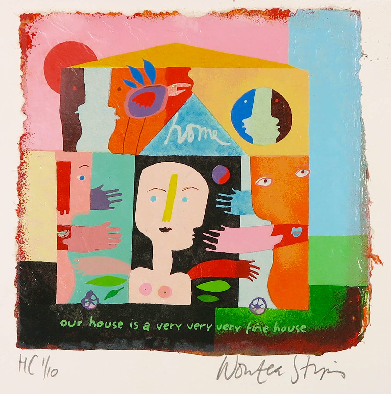 Wouter Stips - Zeefdruk, Our house is a very very very fine house kopen? Bied vanaf 1!