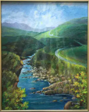 Johan Hendrik Gelink - The Isle of Skye | olieverfschilderij - ingelijst kopen? Bied vanaf 50!