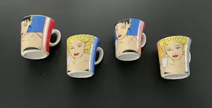 Luc Verschuuren - BEKERS, ONDERZETTERS en KOEKTROMMEL kopen? Bied vanaf 35!