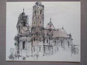 Otto Dicke - Pentekening kopen? Bied vanaf 60!