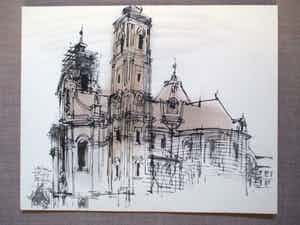 Otto Dicke - Pentekening verkocht voor € 60!