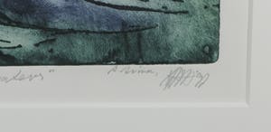 Ad Arma - Ets, Between the waters - Ingelijst kopen? Bied vanaf 50!
