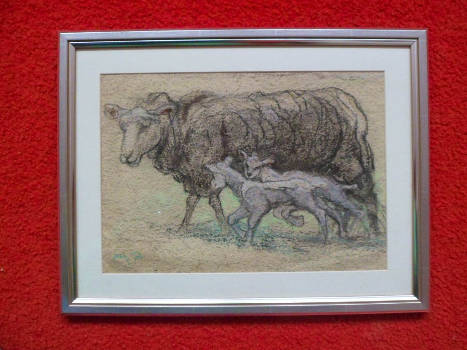Buy Adri Pieck - Schaap met lammetjes.? Bid from 250!
