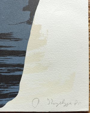 Rob van Koningsbruggen - Abstracte compositie, zeefdruk kopen? Bied vanaf 50!