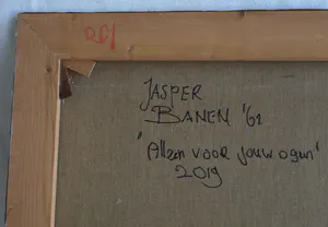 Jasper Banen - Acrylverf op doek , Alleen voor jouw ogen – 2019 – Groot , 80 x 100 cm kopen? Bied vanaf 375!