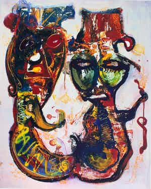 Jan te Wierik - Zonder Titel verkocht voor € 35!