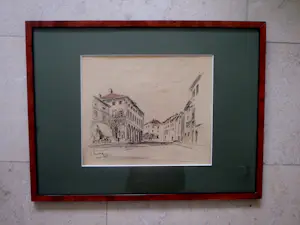 Louis Meys - Stadsgezicht Italië kopen? Bied vanaf 45!
