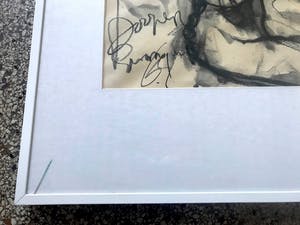 Leo Dooper - Handgesigneerd, in aluminium lijst met passepartout / 1961 kopen? Bied vanaf 100!