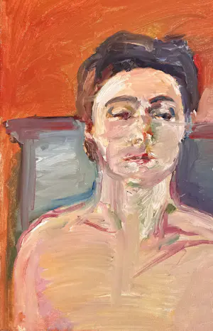 Marcus De Vestele - Prächtiges expressionistisches Porträt auf Leinwand, um 1970 kopen? Bied vanaf 180!