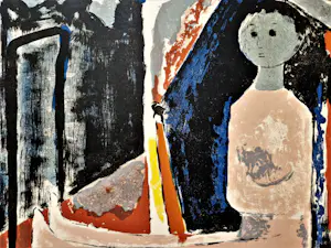 Mariano Villalta - 1958-zeer kleine oplage (4/25) litho - la carrozella - potloodgesigneerd kopen? Bied vanaf 49!