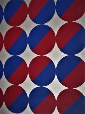 Rob Schotman - Intrigerend jaren 60 PoP Art Litho - variaties op een cirkel - gesigneerd kopen? Bied vanaf 10!