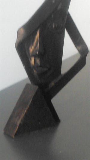 Brons (Onbekend) - Gezicht in Raam kopen? Bied vanaf 24!