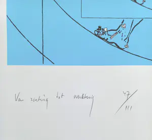 Rob Scholte - Van zintuig tot werktuig, zeefdruk (groot!) kopen? Bied vanaf 125!