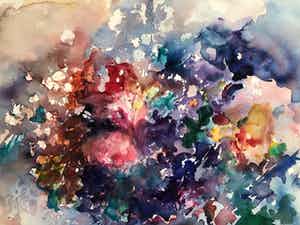 Hen Euverman - fleurig zomerboeket II verkocht voor € 50!